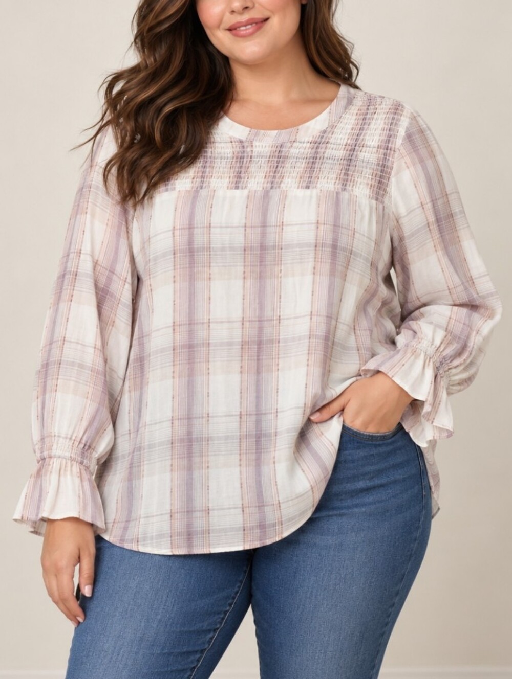 Plaid Top